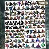 100 PCS Four Wheeler ATV Quad Bike Birthday Party Decorations Favors Supplies Temporary Tattoos Decor Boys Motocross Race Car Stickers For Boys Man Girls Gift School Prizes Rewards