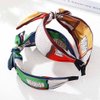 Bouory Knotted Wide Headbands Bows Hairbands Twist Knot Head Bands Bowknot Hairhoop for Women 2PCS