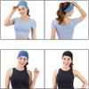 Hanfluenve 10Pcs Wide Headbands for Women Yoga Running Anti-Slip Sweat Band Fashion Stretchy Soft Hair Accessories for Sport