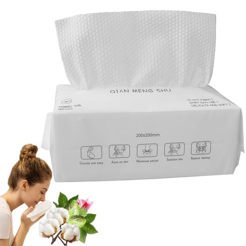 QMROCHE Clean Skin Club Face Towels Facial Tissue Disposable Face Fowelface Towelettes Disposable face Wipesface Cloths For Washing Facefacial Towelsfacial Wipes