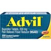 Advil Coated Caplets Pain Reliever and Fever Reducer, Ibuprofen 200mg, 100 Count, Fast-Acting Formula for Headache Relief, Toothache Pain Relief and Arthritis Pain Relief