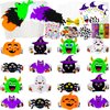 24 Sets Halloween Crafts for Kids, DIY Crown Halloween Headbands Craft Kits Art Set, Pumpkins Ghost Monster Bat Spider Paper Hat with Halloween Foam Stickers for Classroom Activities Party Favors