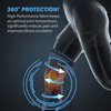 POWERLIX Knee Compression Sleeve - Best Knee Brace for Knee Pain for Men & Women – Knee Support for Running, Basketball, Volleyball, Weightlifting, Gym, Workout, Sports - (Light Blue M)