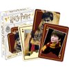 AQUARIUS Harry Potter Playing Cards - Harry Themed Deck of Cards for Your Favorite Card Games - Officially Licensed Harry Potter Merchandise & Collectibles - Poker Size with Linen Finish, White, 3" (52569)