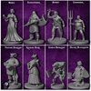 Newcombie Wildspire 58 Fantasy Miniatures Set Townsfolk Characters for DND Miniatures Bulk 28mm Dungeons and Dragons Miniatures | for DND Minis and D&D Miniatures I Character Sheets & Quests