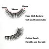 SUNWELL False Eyelashes 10mm Mink Lashes Natural Look Cat Eye Lashes Strips 3D Faux Mink Lashes Soft Reusable Light Volume Fake Lashes 10 Pairs Pack