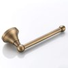 Flybath Toilet Paper Holder without Cover Antique Brass Bathroom Tissue Roll Bar Wall Mounted, 20 cm / 7.87 inches, Brushed Bronze