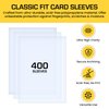 bindrz 400 Trading Card Sleeves - 45 Micron Thick - 66 x 92mm - High Clarity Classic Penny Sleeves for TCG MTG and Sports Cards (400 Sleeves)
