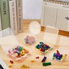 20 Pcs Clear Board Game Tokens Storage Containers Trays Clear Plastic Beads Storage Containers Box Assorted Sizes Storage Boxes Game Components with Lids Game Pieces, Dice, Tokens, Beads