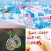 DR. RESIN Clear Epoxy Resin Kit Art Resin Kit 16 oz Jewelry Resin 2 Part Epoxy Resin with Measuring Cups Sticks Gloves
