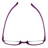 Calabria 718 Flexie Oval Reading Glasses +6.00 Violet Men/Women Bendable One Power Readers Flexible Durable TR90 Frame