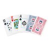 Copag WSOP 2024 Retro Design 100% Plastic Playing Cards - Narrow Size (Bridge) Jumbo Index Blue/Red Double Deck Set