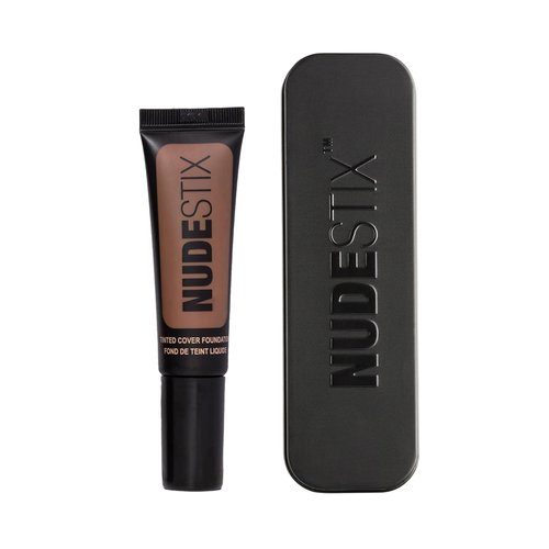 Nudestix Tinted Cover Liquid Foundation, Buildable Coverage for Even Skin Tone, Flawless Natural Lightweight Makeup Finish, Shade: Nude 10, 0.84 fl oz (25 ml)