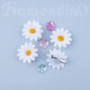 Framendino, 12 Pack Daisy Hair Clips Daisy Flower Clips Flower Hair Barrettes Hair Pins for Wedding Hair Accessories