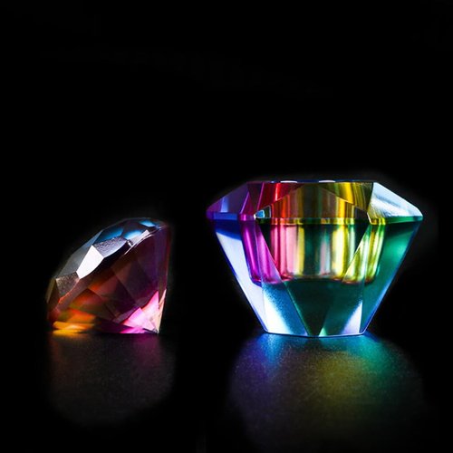 FRCOLOR nail glass bowl monomer dish petri dish monomer dish with lid glass bowl Manicure tools nail dappen dish dappen dish with lid nail glass cup crystal glass glass nails Acrylic