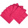 Amscan Beverage Magenta 2-Ply Party Napkins, 5" x 5"