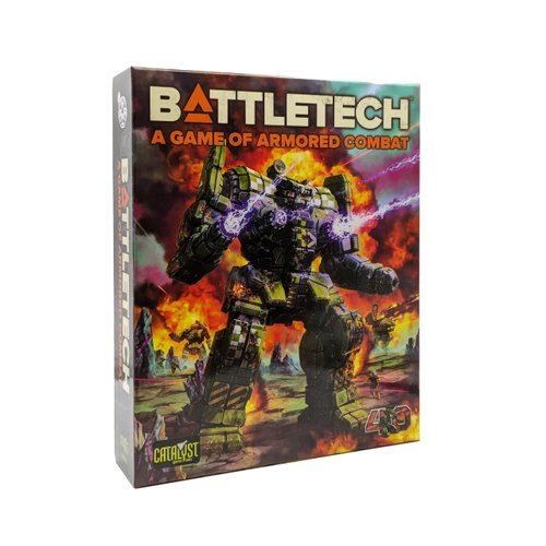 BattleTech Game of Armored Combat 40th Anniversary by Catalyst Game Labs, Strategy Board Game, for 2 Players and Ages 14+