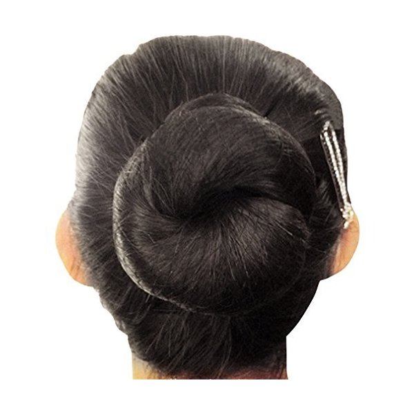 KKTech Pack of 15pcs Hair Nets Invisible Elastic Edge Mesh Hairnet 50cm(15pcs) (Black)