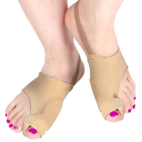Bunion Corrector and Orthopedic Pain Relief Gel Pad Sleeve Toe Separator for Men and Women With Non-Slip Grip Insert and Heel Band Cushions Hammer Toe, Overlapping Toe, Improves Toe Realignment