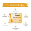 Himalaya Nourishing Cream & Honey Cleansing Bar, Face and Body Soap for Soft Skin, 4.41 oz, 6 Pack