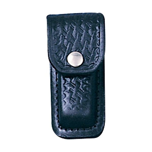 Sheath Leather Belt Pouch, Black, Fits 3in. to 3 1/2in. Knife SH200