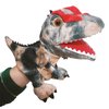 Glanzzeit Children's Hand Puppets, Dinosaur Shaped Hand Puppets, Realistic Plush Toys for Boys and Girls Performance Theatre, Birthday Gifts, Teaching, Interactive Games, Easter Gifts(Allosaurus)