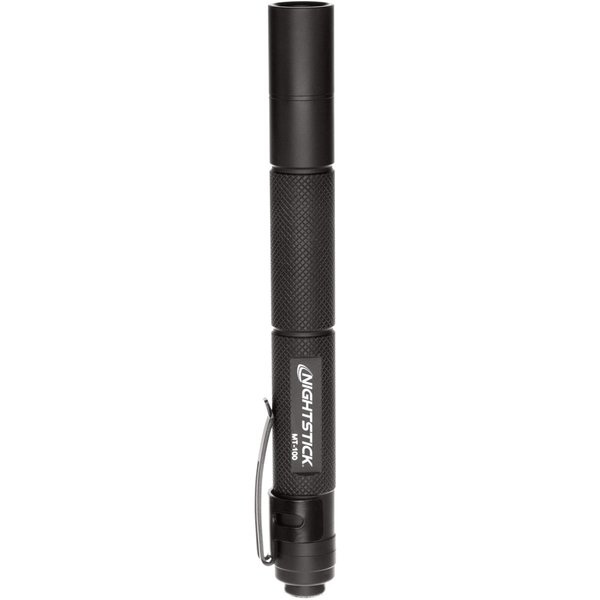 Nightstick MT-100 Mini-TAC Metal LED Flashlight-2 AAA, 5.4-Inch, Black