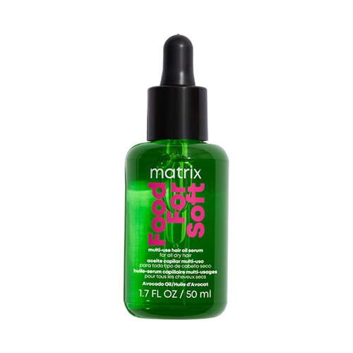 Matrix Food For Soft Hair Serum | Multi-Use Oil Serum for Dry & Brittle Hair | Softens, Smooths, & Adds Shine | With Avocado Oil | Protects Against Heat Damage | For All Hair Types