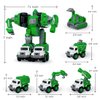 Funny Boo Transform Robot Toys for Boys City Sanitaion Vehicle Deformation Toy 5 in 1 Educational STEM Toys for Toddler Christmas Birthday Gifts