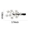 Sparkly Rhinestone Hair Clips Star Hair Barrettes for Wome Wedding Hair Accessories for Brides Bridal Decorative Hair Stying Pins Gold Side Clips for Hair Silver Rhinestones headpieces 2 PCS