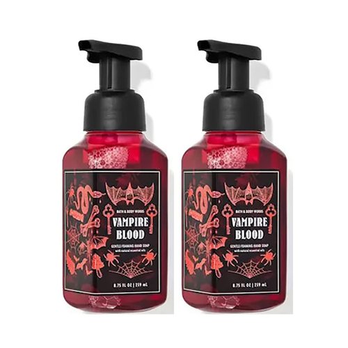 Bath & Body Works Vampire Blood Gentle Foaming Hand Soap 8.75 Ounce 2-Pack (Vampire Blood)