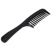 Black Double Tooth Detangler Hair Comb Curly Hair comb Shampoo Comb with Handle Wide Tooth Combs for Women for Long Curly Wet Hair,Hair Combs