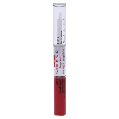 Pupa Milano Made To Last Lip Duo - Smudge-Proof Lip Color And Gloss - Highly Pigmented Shades - One Swipe Color Payoff - Gives Unrivaled Glassy Effect - Long Lasting - 018 Imperial Red - 0.13 Oz