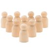 Miniature Wooden Peg Dolls 1-1/8 inch, Pack of 250 Small Peg Dolls for Crafting, Miniature Figures, and Small World Play