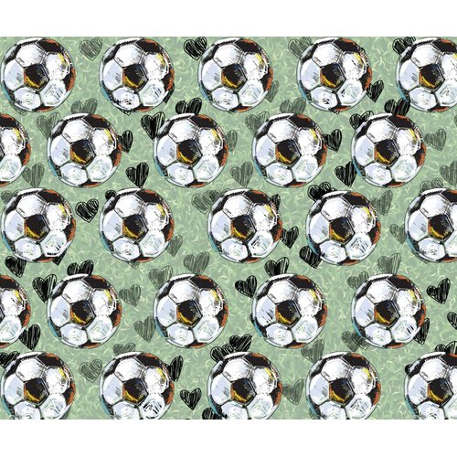 Scrunchie with Zipper Pocket Set of 2 Soccer Prints Hidden for AirTag GPS Holder and Jewelry for Sports (2, Soccer Black)