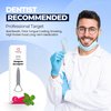 Deep Clean Tongue Scraper- Double-Ended - Flat + Serrated Edge Design, (2pk) Stainless Steel, by Amazing Oralcare