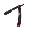 Generic Black and Red Cool Engraved Shaving Barber and Salon Straight Edge Razor - Easy Shaving - Lightweight Folding Razor, In Picture