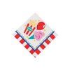 Fun Express - Carnival Beverage Napkins for Birthday - Party Supplies - Print Tableware - Print Napkins - Birthday - 16 Pieces