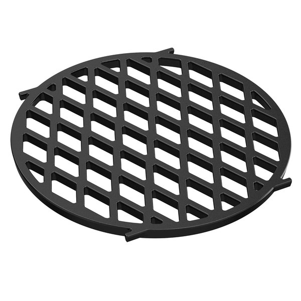 only fire Gourmet BBQ System Sear Grate Replacement for Weber 8834, Porcelain-Enameled Cast-Iron Cooking Grid for 22 1/2 inch Weber Charcoal Grills