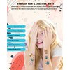 Gibaniza Glow Temporary Tattoos for Kids,12 Sheet Luminous Tattoo Sticker Pack with Mermaid,Dinosaur,Space,Pirate Designs - Boys & Girls Glow Party Favors Supplies