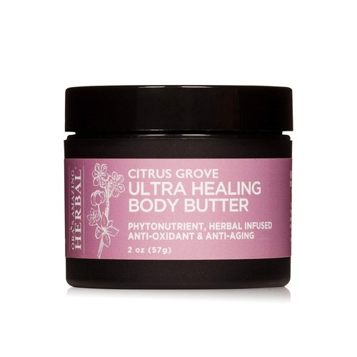 Ultra Healing Body Butter, Intensive Moisturizer For Dry Skin, Marjoram & Bergamot Essential Oil, Ora’s Amazing Herbal, 2 oz, Citrus Grove Scent