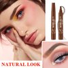 3P Eyebrow Tattoo Pen,Eyebrow Pencil Waterproof Eyebrow Microblading Brow Pen,Brow Pencil,Long Lasting Eyebrow Makeup,Creates Natural Looking Perfect Brows（Light Brown）