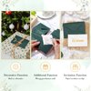 Yahenda 200 Count Mini Gift Card Envelopes Bulk Wedding Pocket Small Paper Envelopes Gift Card Sleeves Greeting Business Tiny Pocket for Graduation Engagement Mother's Day 4 x 2.7 Inch(Green)