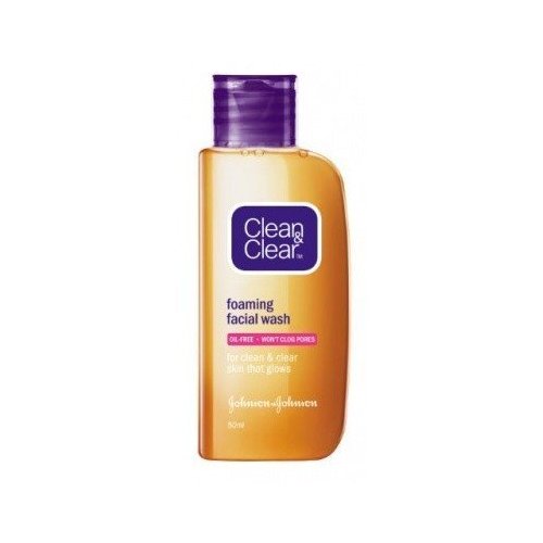 Clean & Clear Foaming Facial Wash (50 Ml) (Pack Of 2)