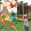 Tyrannosaurus Rex T-REX Tanystropheus Triceratops Pterodactylus Dinosaur Toss Games Banner Backdrop Volcano Tropical Dino Theme Decor Decorations for Safari Wild One Birthday Party Supplies Favors