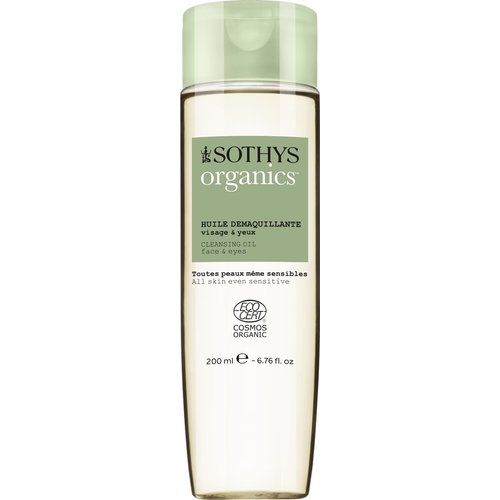 SOTHYS Cleansing Oil for Face and Eyes | Gentle Organic Makeup Remover, Daily Vegan Facial Cleanser | For All Skin Types