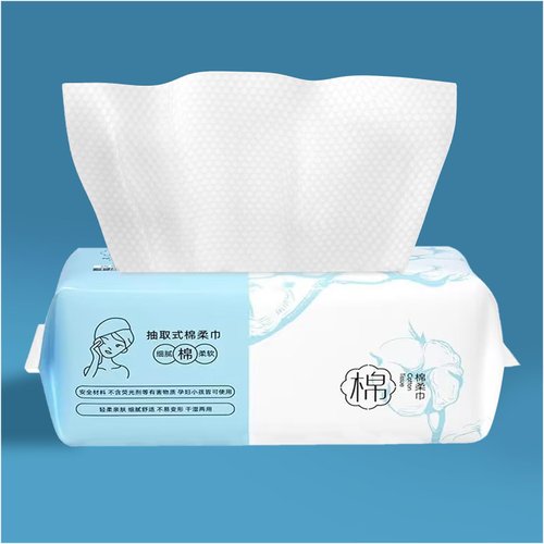 Foamia Disposable Face Towel, 100 Count Face Clean Towel Facial Towel Face Wipes Soft Single Use Face Towel for Drying Face Skin Care Makeup Removing Cleansing Travel Nursing