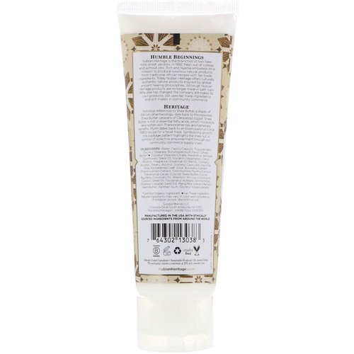Nubian Heritage: Raw Shea Butter Hand Cream, 4 oz (4 pack)