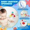 CHESLICR Baby Bath Toys Gift for Toddlers Kids Year Old Age 1 2 3, Infant Bathtub Toys Set with Suction Cup Spinners, Animal Toys, Swimming Toys, Easter Basket Christmas Stocking Stuffer for Toddlers