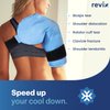 REVIX Shoulder Ice Pack Rotator Cuff Cold Therapy Wraps for Pain Relief & Tendonitis, Reusable Compression Brace for Injuries, Recovery After Shoulders Surgery